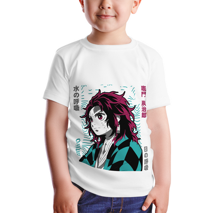 Kenshi Manga - T-shirt Custom Enfant - S/4XL - Noir & Blanc