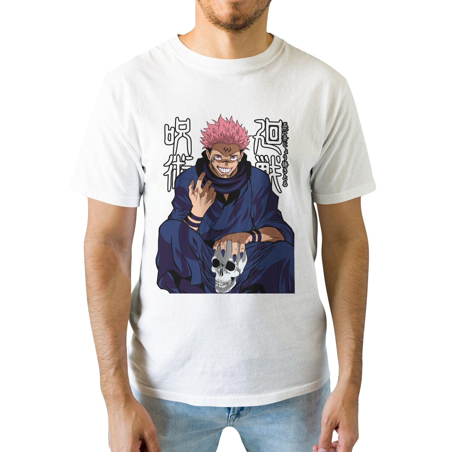 Kenshi Manga - T-shirt Custom - XS/3XL - Noir & Blanc