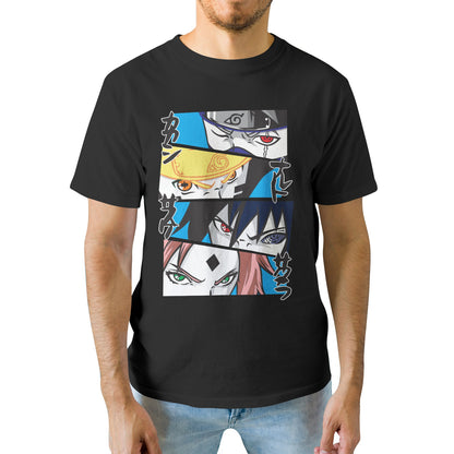 Kenshi Manga - T-shirt Custom - XS/3XL - Noir & Blanc & Rouge