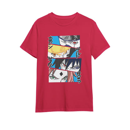 Kenshi Manga - T-shirt Custom - XS/3XL - Noir & Blanc & Rouge