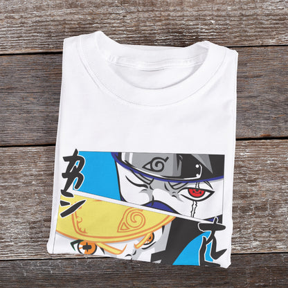 Kenshi Manga - T-shirt Custom - XS/3XL - Noir & Blanc & Rouge