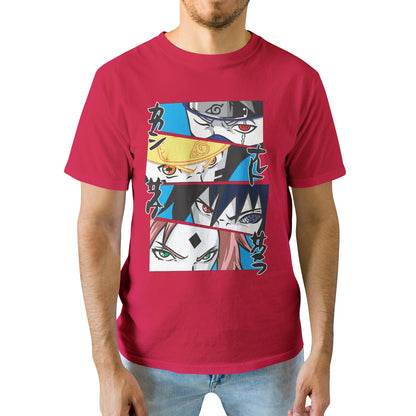 Kenshi Manga - T-shirt Custom - XS/3XL - Noir & Blanc & Rouge