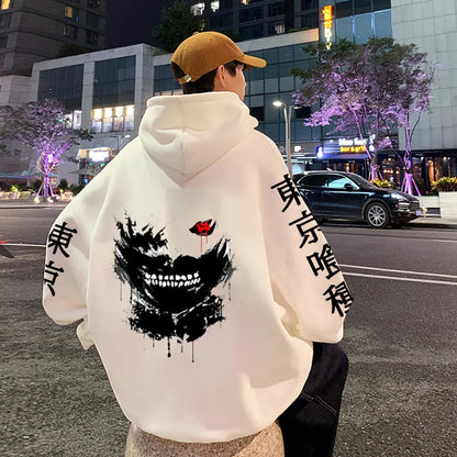 Kenshi Manga - Sweat Custom - XS/3XL - Noir & Blanc & Rouge & Gris