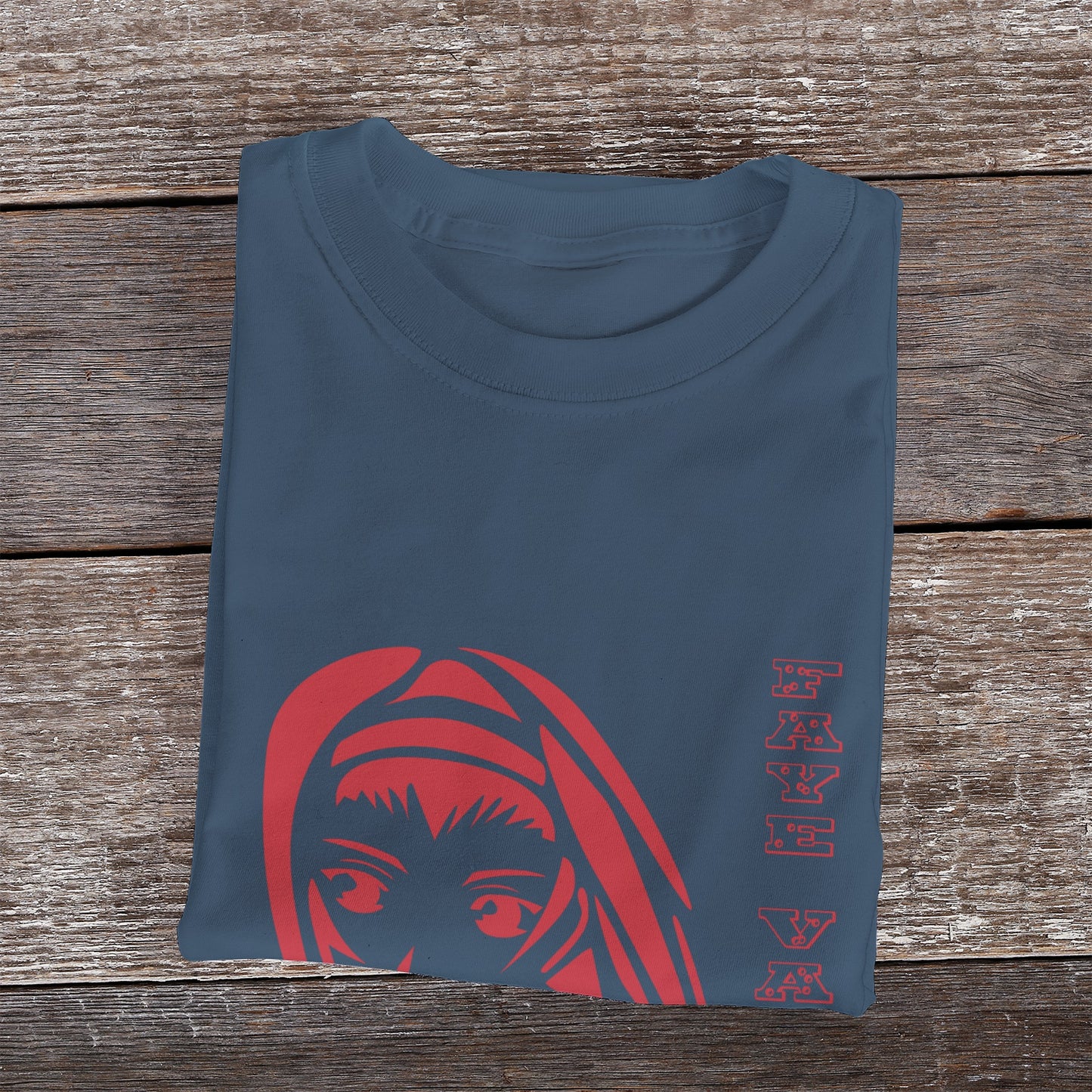 Kenshi Manga - T-shirt Custom - XS/3XL - Noir & Blanc & Bleu