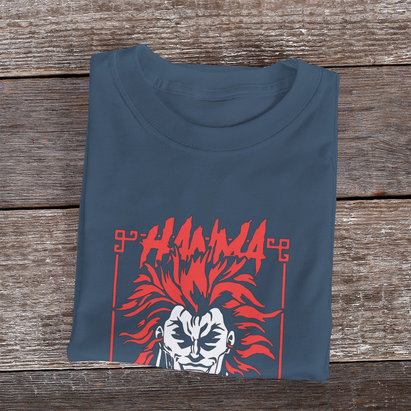 Kenshi Manga - T-shirt Custom - XS/3XL - Noir & Bleu