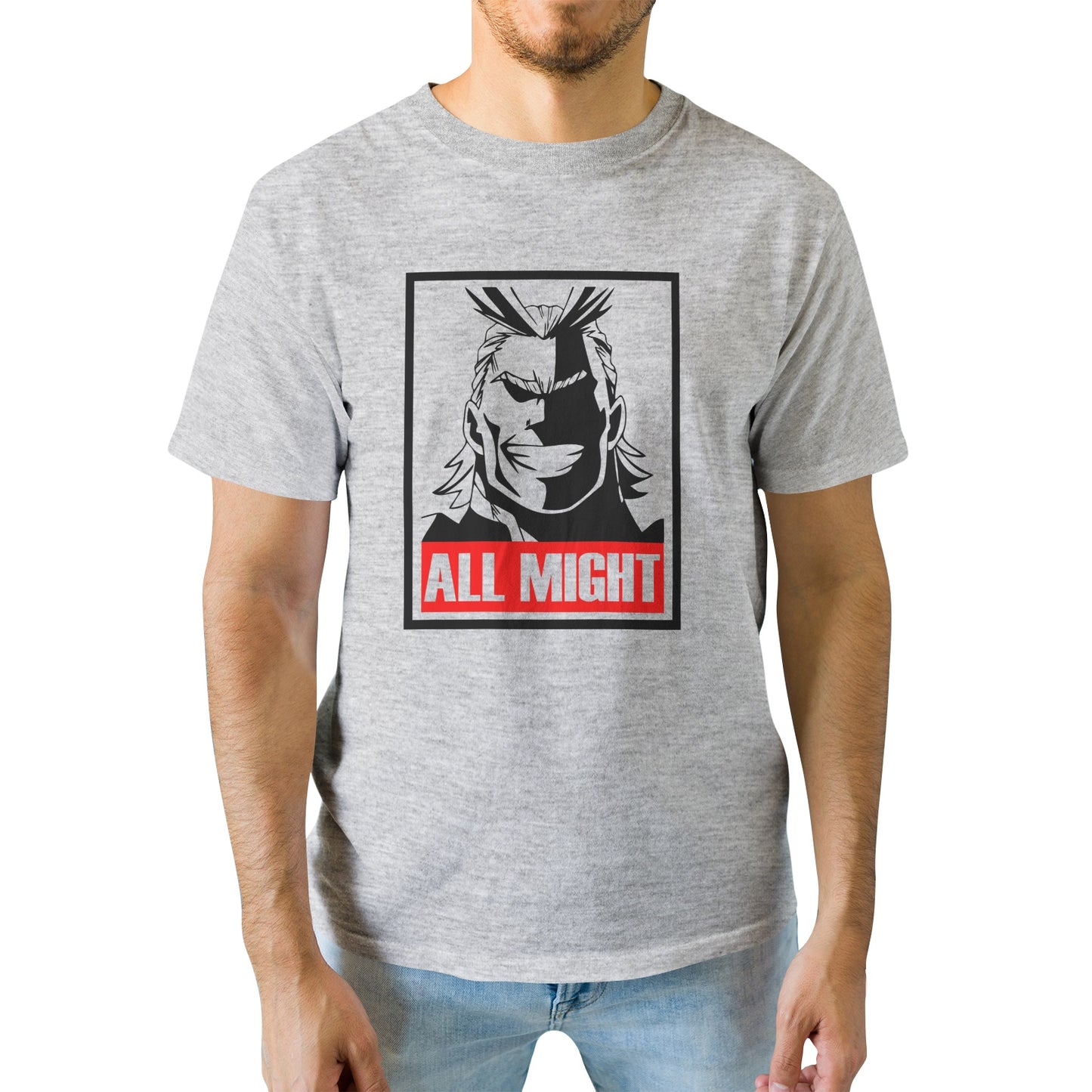 Kenshi Manga - T-shirt Custom - XS/3XL - Blanc & Gris