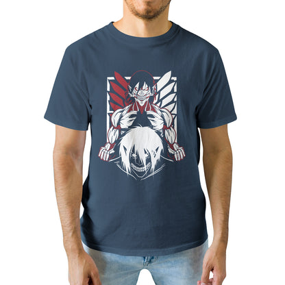 Kenshi Manga - T-shirt Custom - XS/3XL - Noir & Bleu