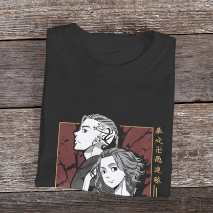 Kenshi Manga - T-shirt Custom - XS/3XL - Noir & Blanc & Gris