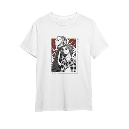 Kenshi Manga - T-shirt Custom - XS/3XL - Noir & Blanc & Gris