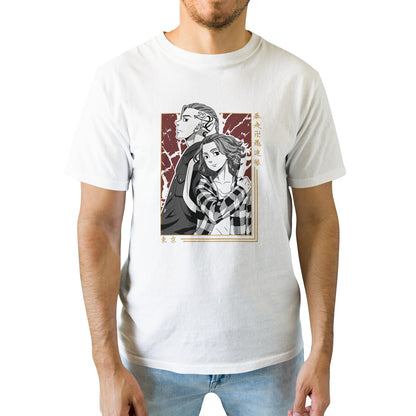 Kenshi Manga - T-shirt Custom - XS/3XL - Noir & Blanc & Gris