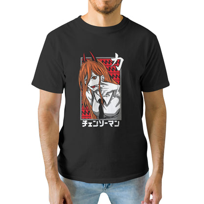 Kenshi Manga - T-shirt Custom - XS/3XL - Noir & Blanc & Bleu & Gris