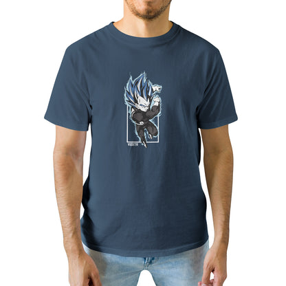 Kenshi Manga - T-shirt Custom - XS/3XL - Noir & Bleu & Rouge