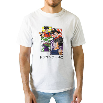 Kenshi Manga - T-shirt Custom - XS/3XL - Noir & Blanc & Gris