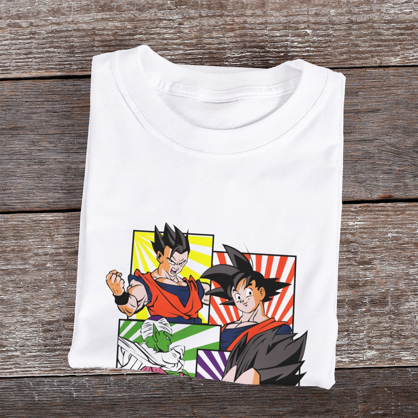 Kenshi Manga - T-shirt Custom - XS/3XL - Noir & Blanc & Gris