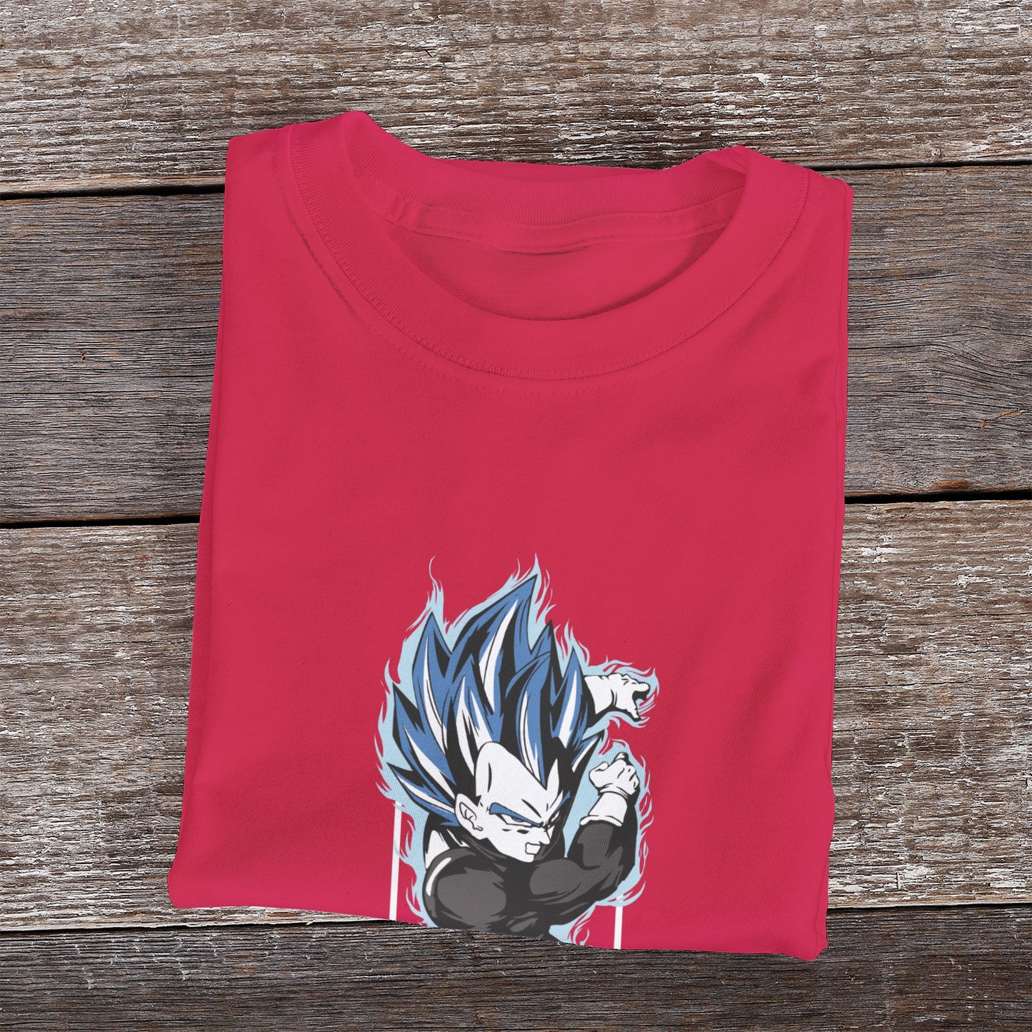 Kenshi Manga - T-shirt Custom - XS/3XL - Noir & Bleu & Rouge