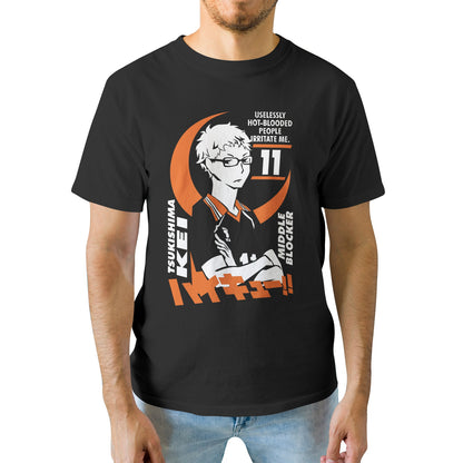 Kenshi Manga - T-shirt Custom - XS/3XL - Noir & Bleu