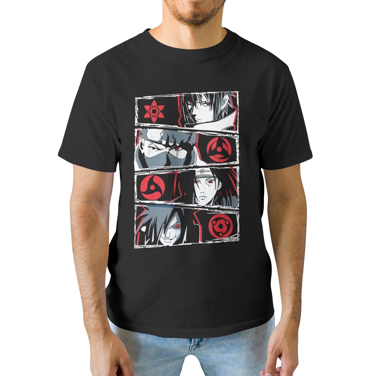 Kenshi Manga - T-shirt Custom - XS/3XL - Noir & Blanc