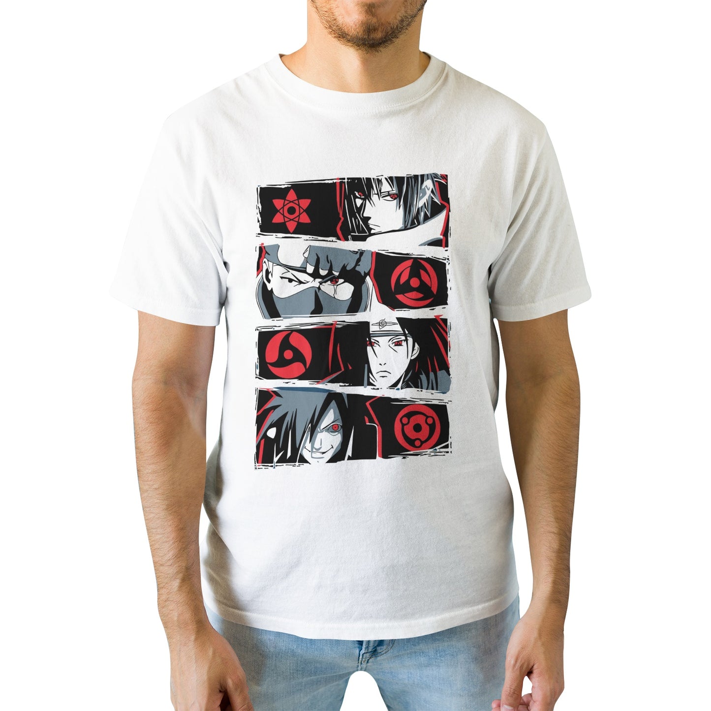 Kenshi Manga - T-shirt Custom - XS/3XL - Noir & Blanc