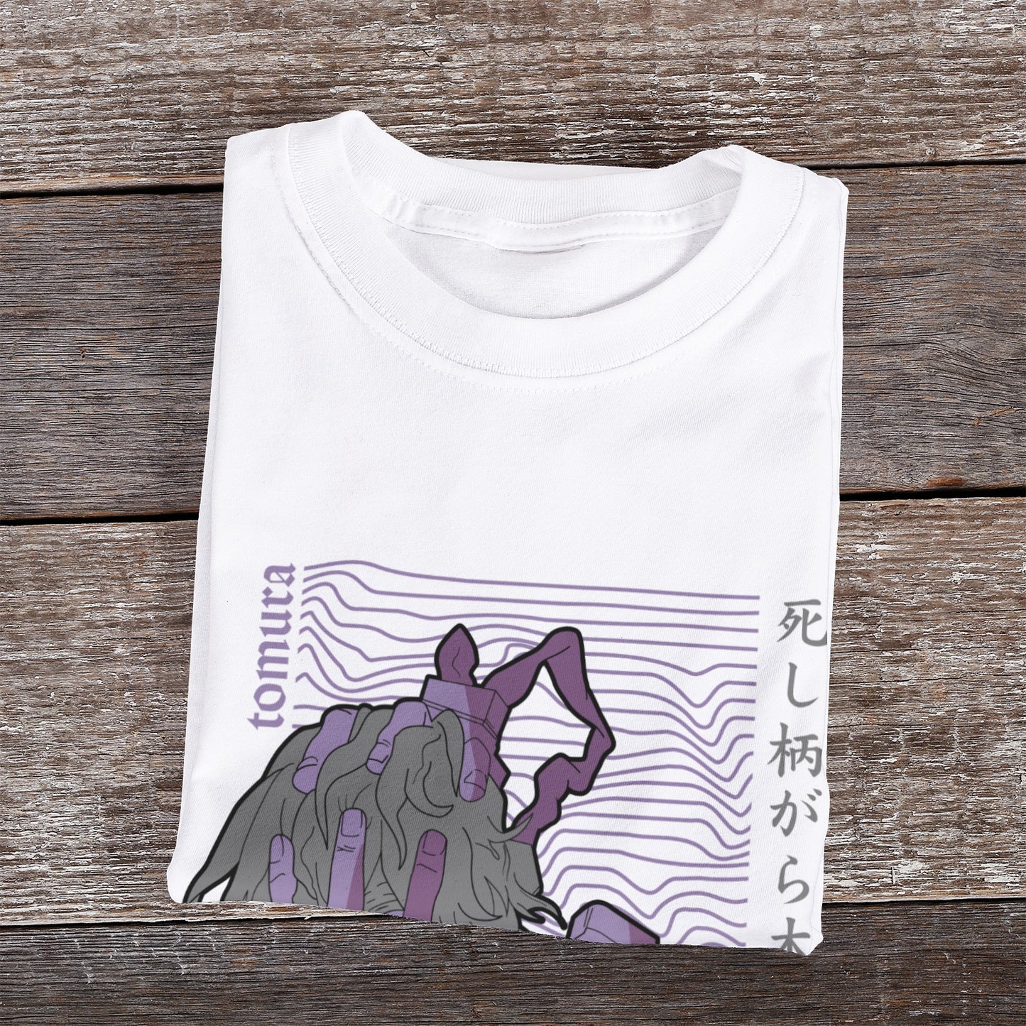 Kenshi Manga - T-shirt Custom - XS/3XL - Noir & Blanc & Gris