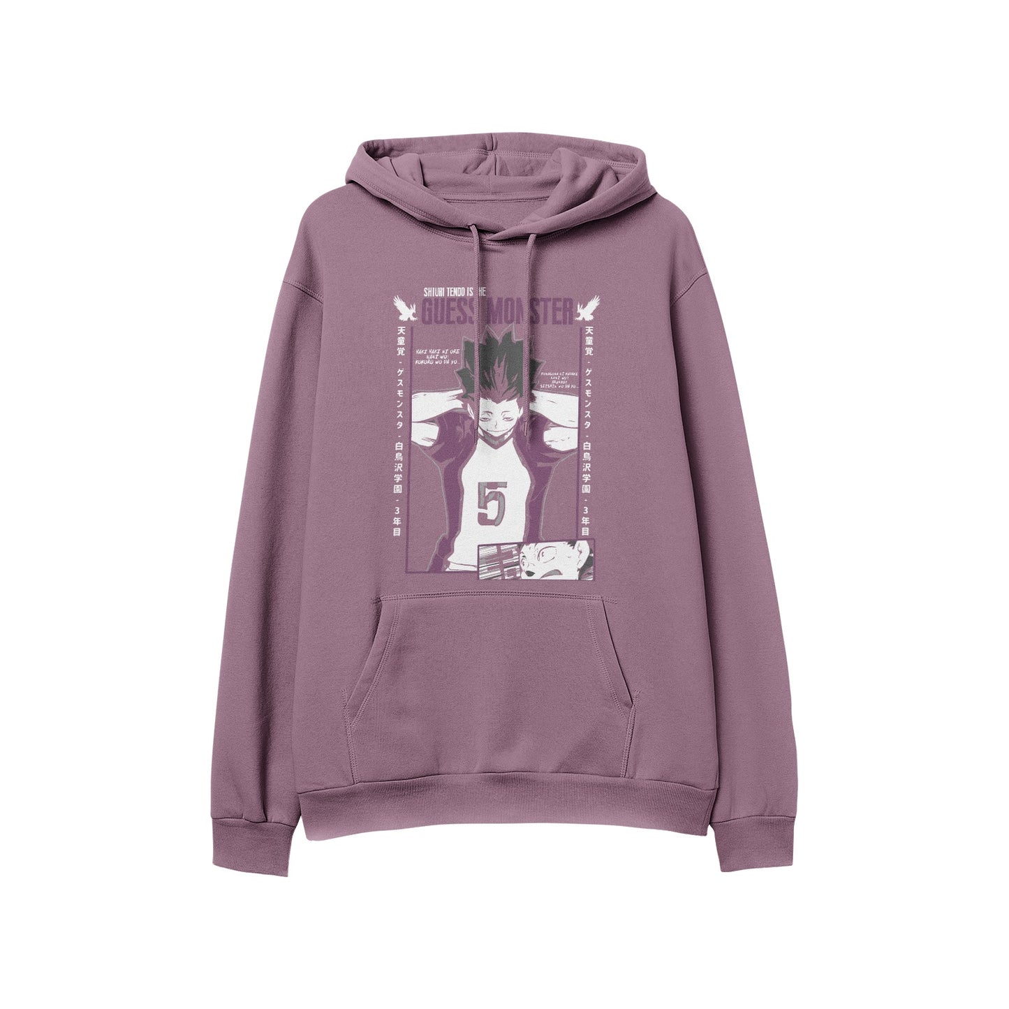 Kenshi Manga - Sweat Custom - XS/2XL - Noir & Violet