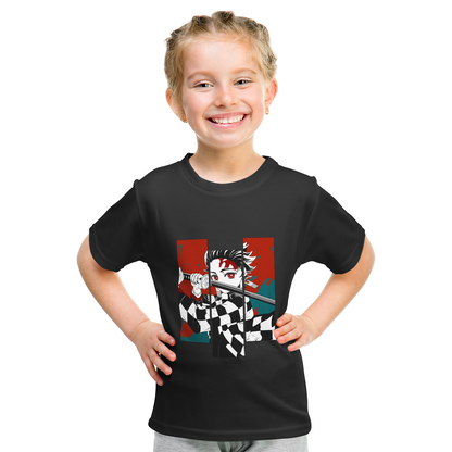 Kenshi Manga - T-shirt Custom Enfant - S/4XL - Noir & Blanc