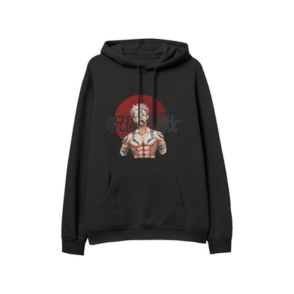 Kenshi Manga - Sweat Custom - XS/2XL - Noir & Blanc & Gris