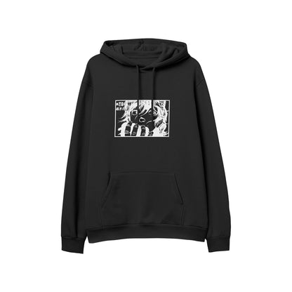 Kenshi Manga - Sweat Custom - XS/2XL - Noir & Blanc & Gris