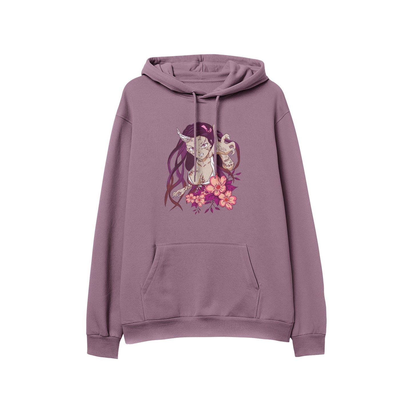 Kenshi Manga - Sweat Custom - XS/2XL - Noir & Blanc & Gris & Violet