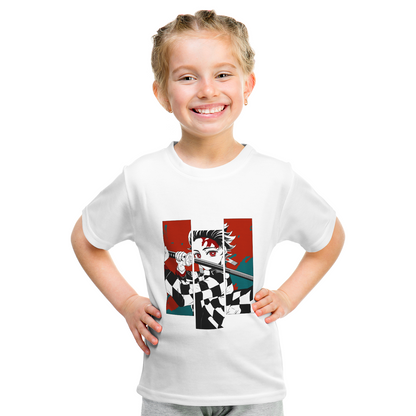 Kenshi Manga - T-shirt Custom Enfant - S/4XL - Noir & Blanc