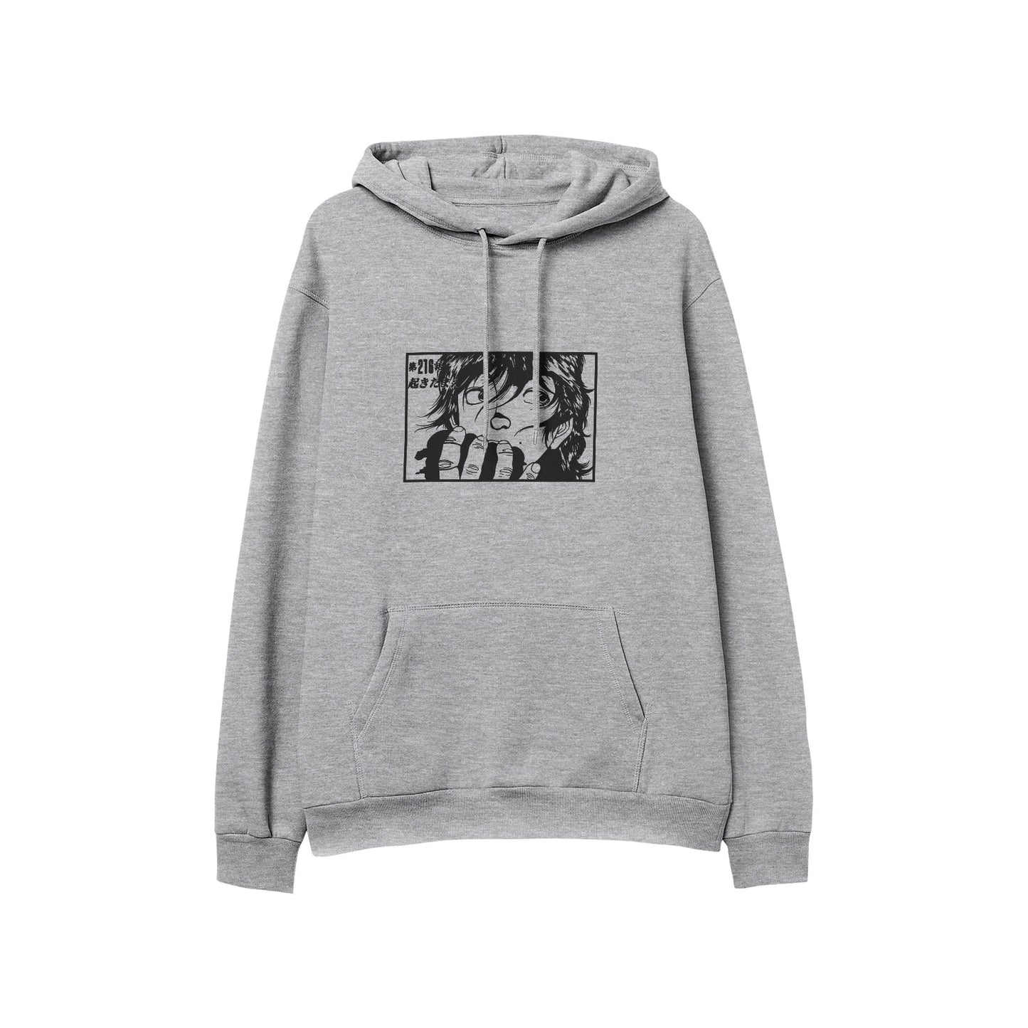 Kenshi Manga - Sweat Custom - XS/2XL - Noir & Blanc & Gris