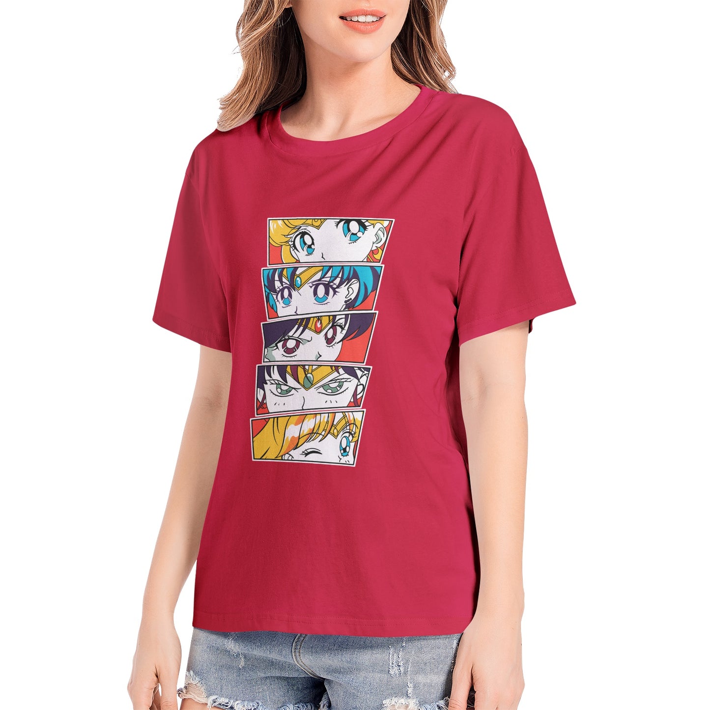 Kenshi Manga - T-shirt Custom - XS/3XL - Noir & Blanc & Rouge