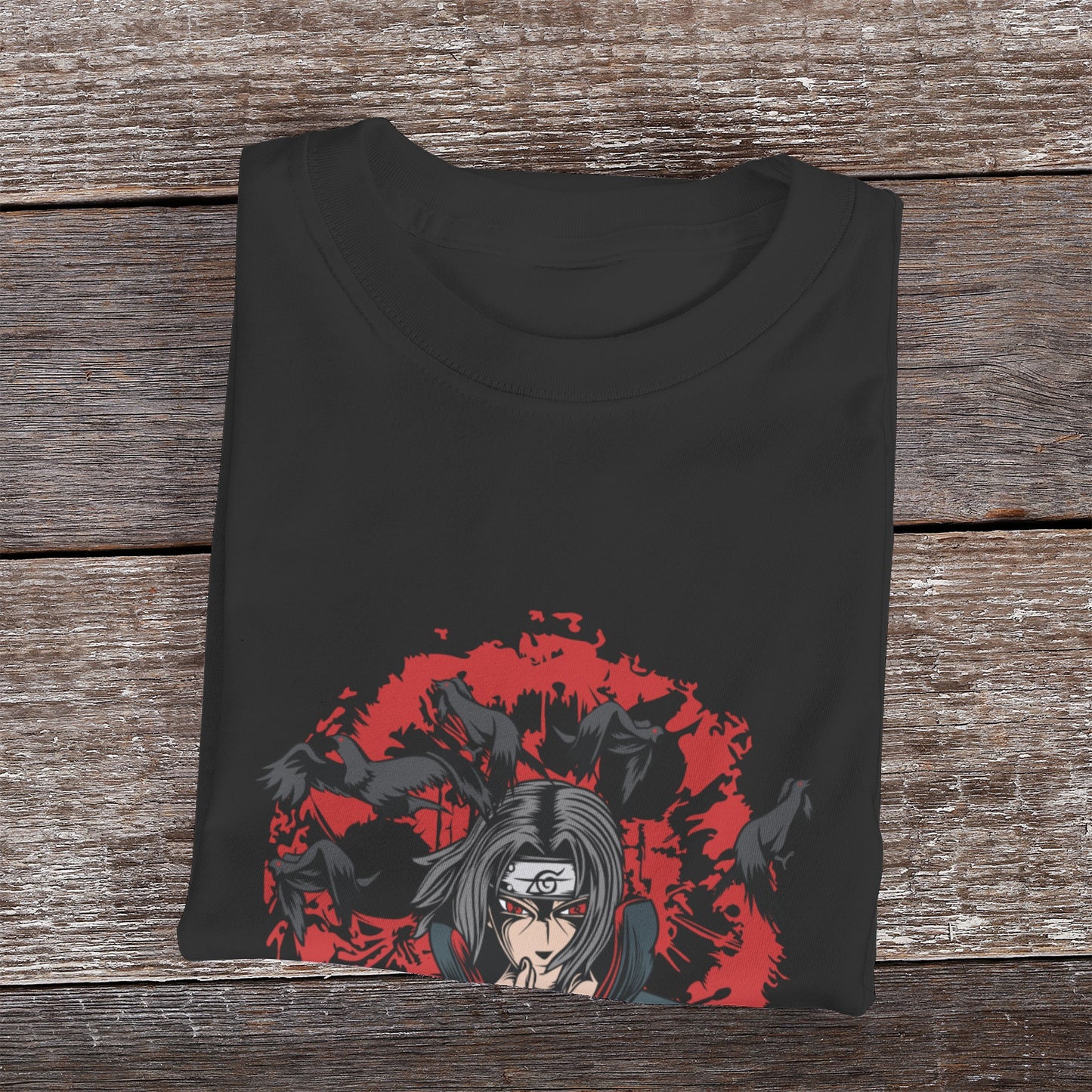 Kenshi Manga - T-shirt Custom - XS/3XL - Noir & Blanc & Bleu & Gris