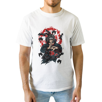 Kenshi Manga - T-shirt Custom - XS/3XL - Noir & Blanc & Bleu & Gris