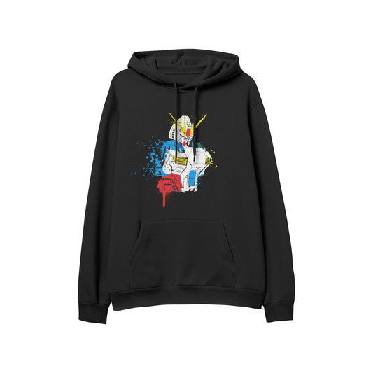 Kenshi Manga - Sweat Custom - XS/2XL - Noir & Blanc & Rouge