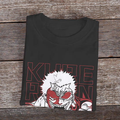 Kenshi Manga - T-shirt Custom - XS/3XL - Noir & Blanc & Bleu & Gris