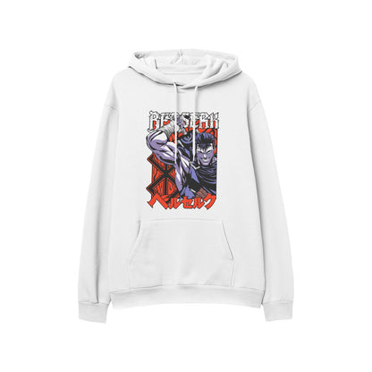 Kenshi Manga - Sweat Custom - XS/2XL - Noir & Blanc & Gris