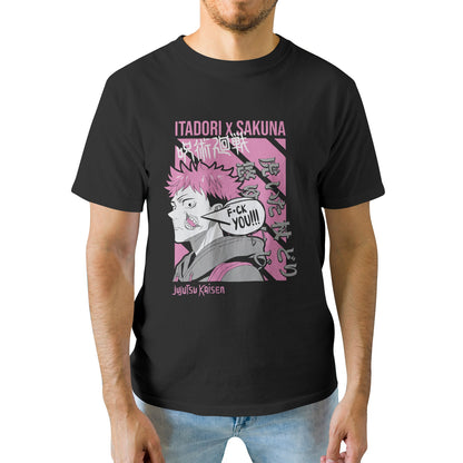 Kenshi Manga - T-shirt Custom - XS/3XL - Noir & Bleu