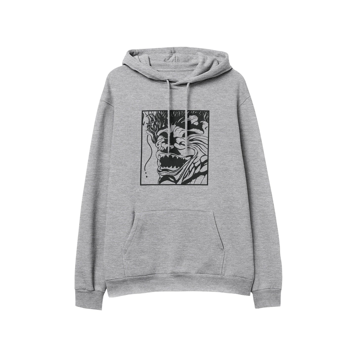 Kenshi Manga - Sweat Custom - XS/2XL - Noir & Blanc & Gris & Rouge & Bordeau