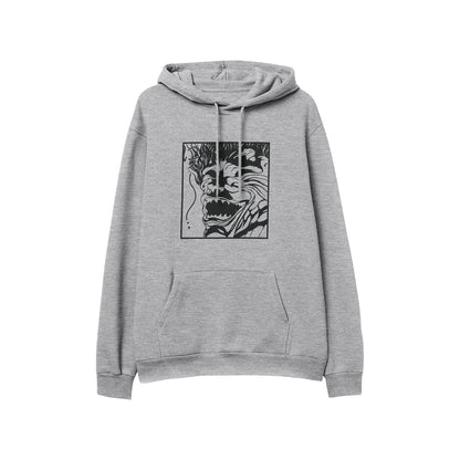 Kenshi Manga - Sweat Custom - XS/2XL - Noir & Blanc & Gris & Rouge & Bordeau