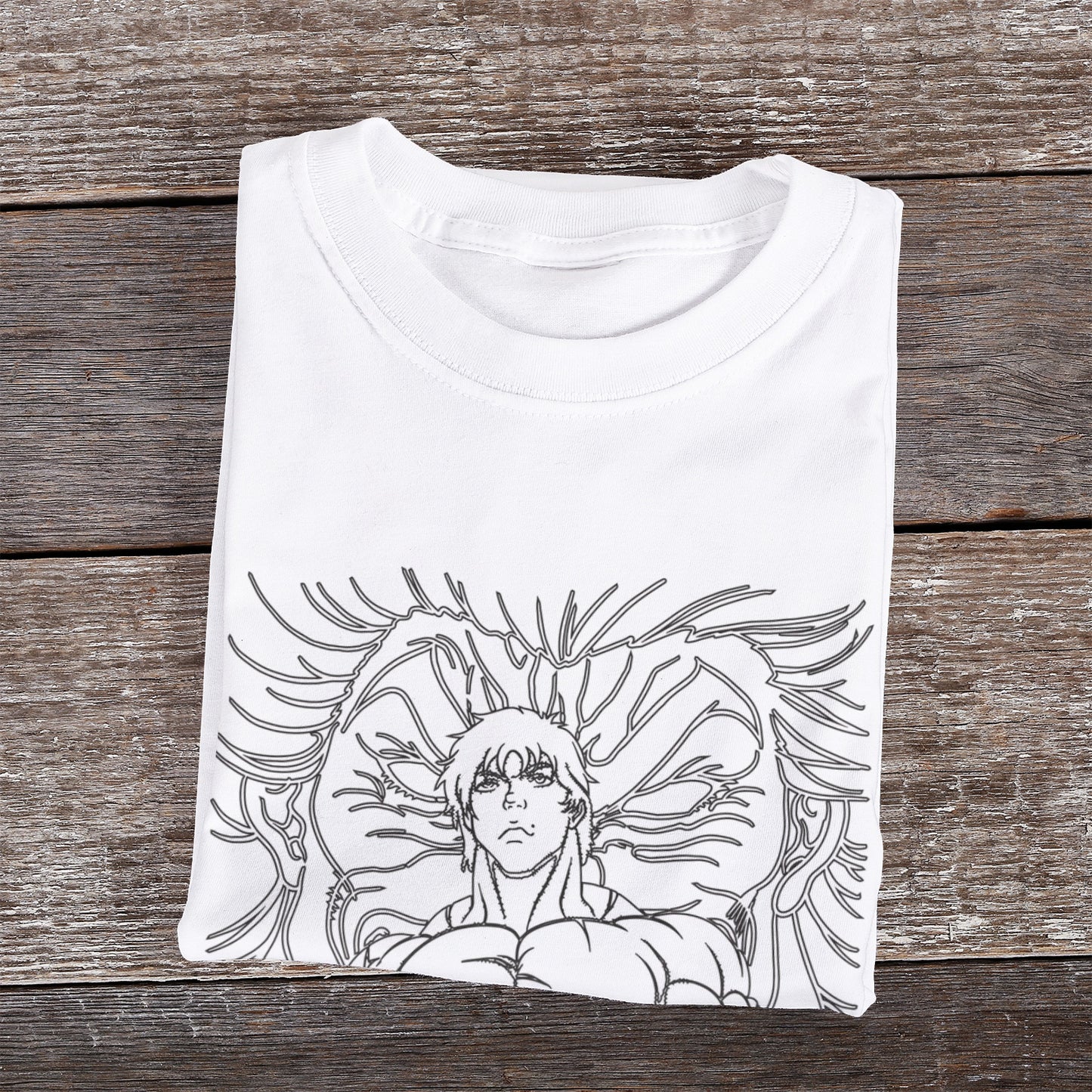 Kenshi Manga - T-shirt Custom - XS/3XL - Blanc