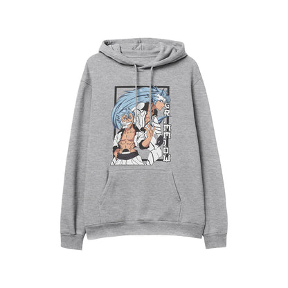 Kenshi Manga - Sweat Custom - XS/2XL - Noir & Blanc & Gris & Bordeau