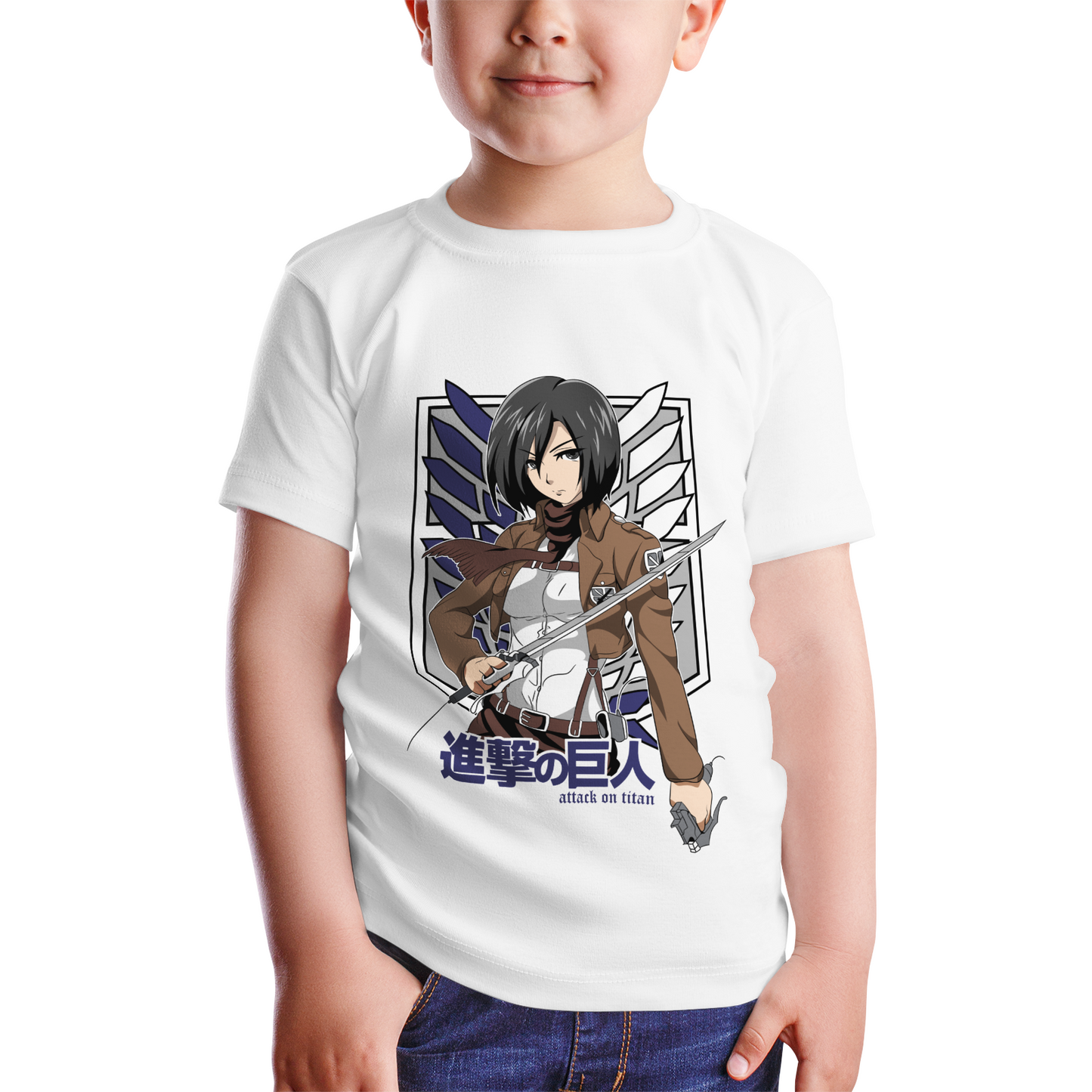 Kenshi Manga - T-shirt Custom Enfant - S/4XL - Noir & Blanc