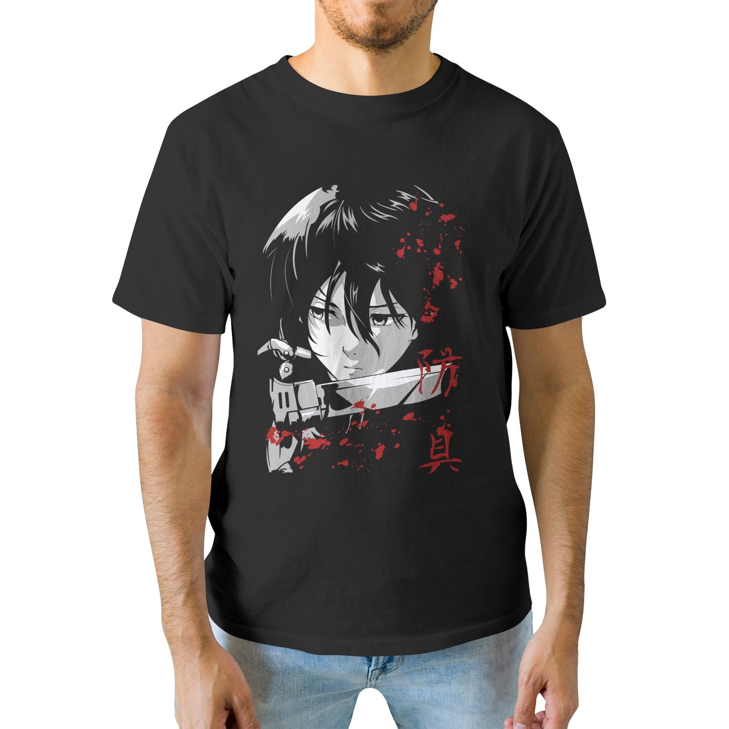 Kenshi Manga - T-shirt Custom - XS/3XL - Noir