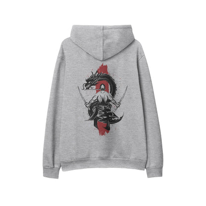 Kenshi Manga - Sweat Custom - XS/2XL - Blanc & Gris