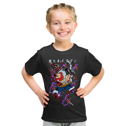 Kenshi Manga - T-shirt Custom Enfant - S/4XL - Noir & Blanc