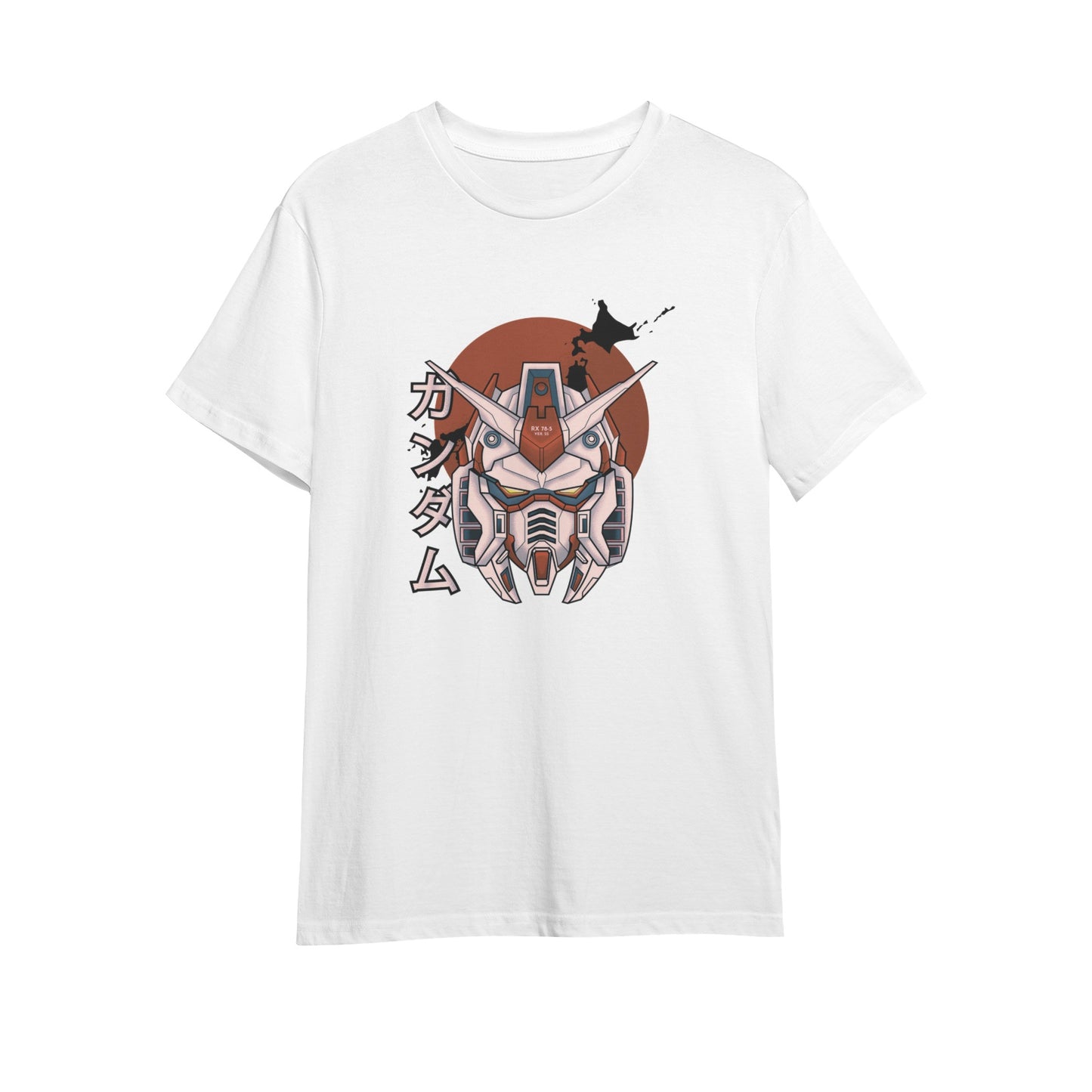 Kenshi Manga - T-shirt Custom - XS/3XL - Noir & Blanc & Bleu & Gris