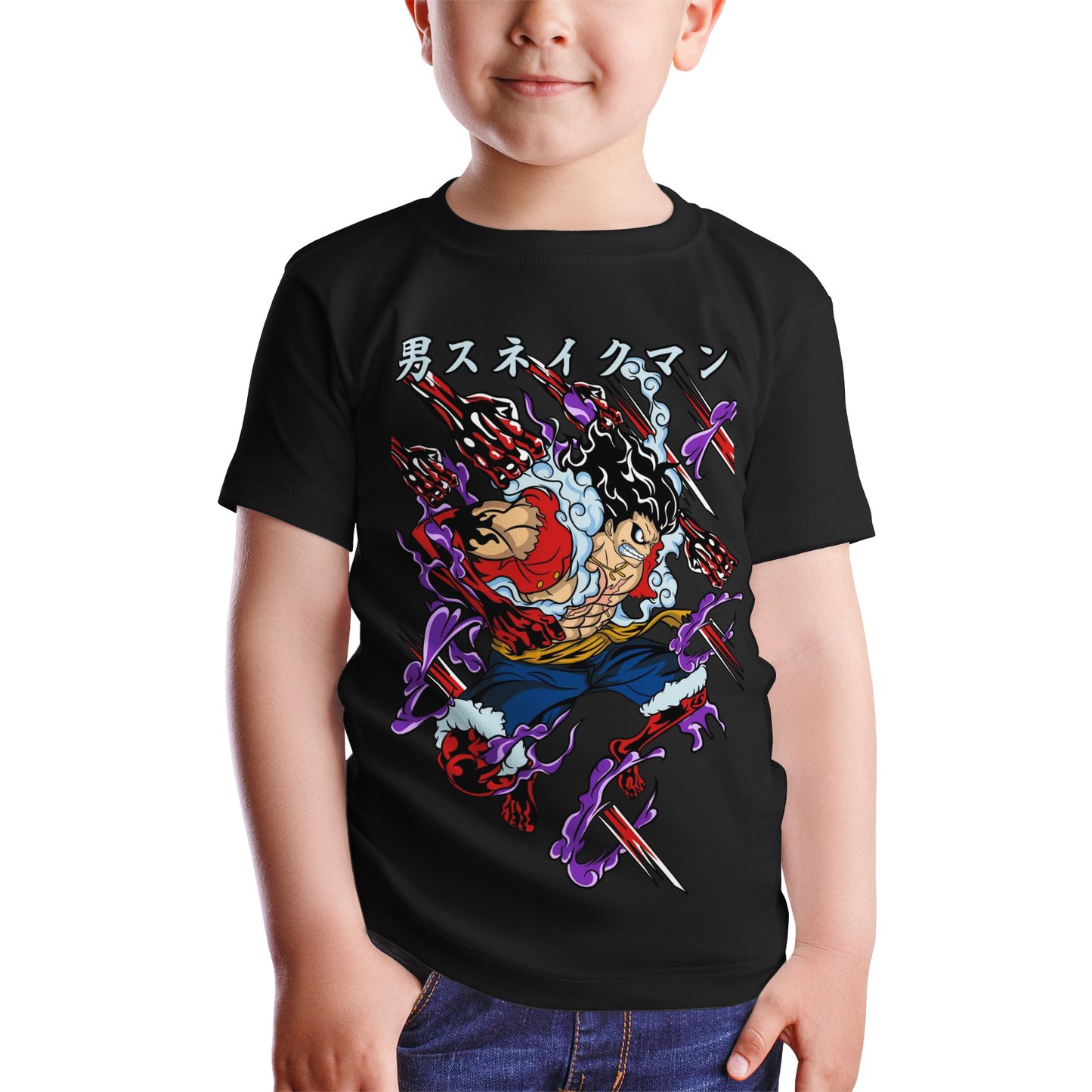 Kenshi Manga - T-shirt Custom Enfant - S/4XL - Noir & Blanc