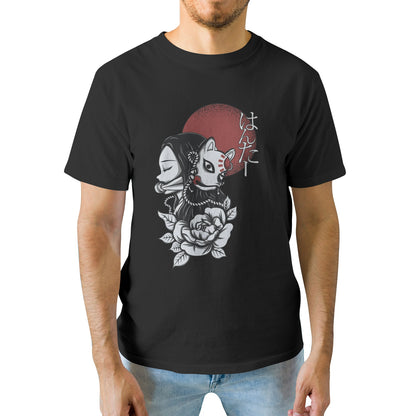 Kenshi Manga - T-shirt Custom - XS/3XL - Noir & Blanc & Bleu & Gris