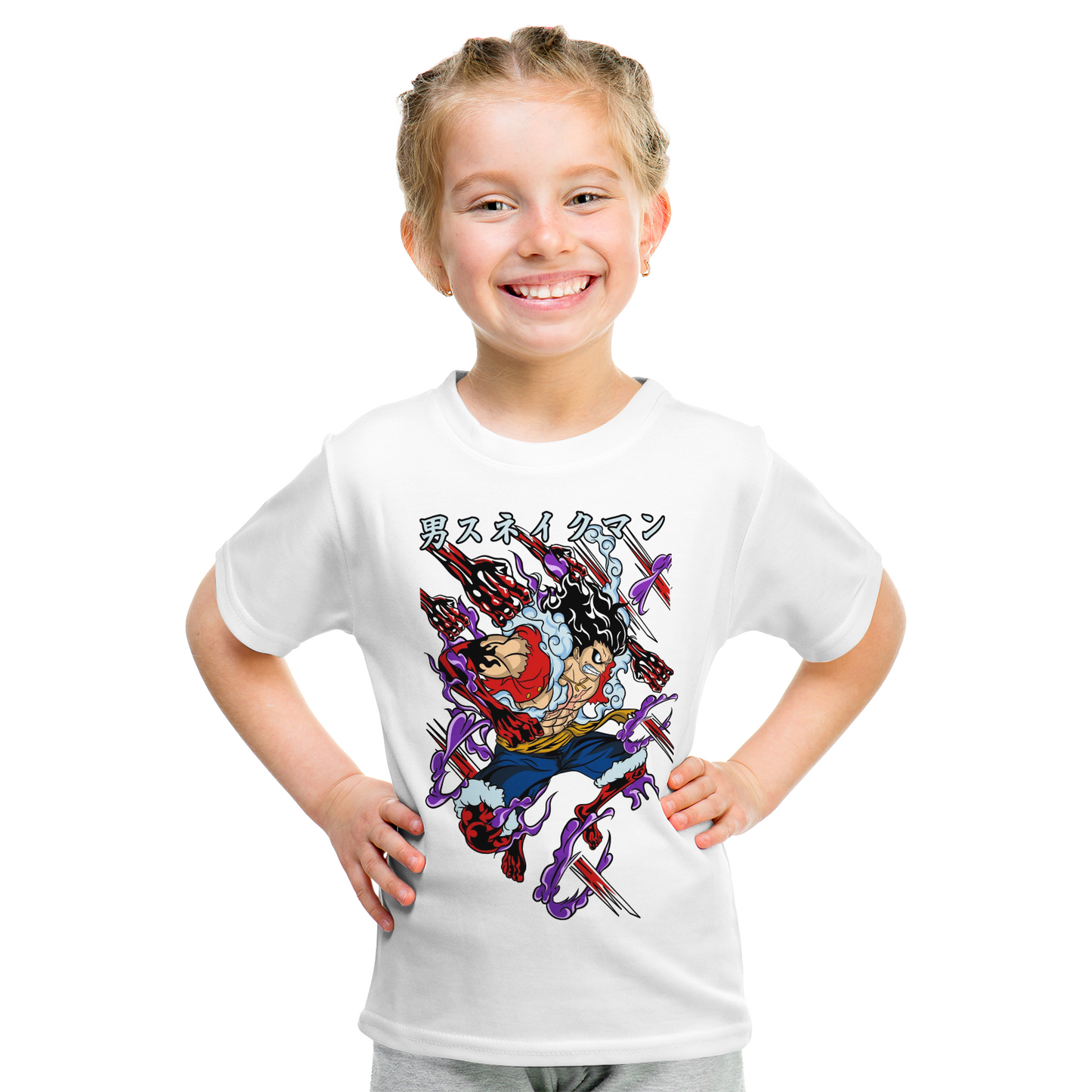 Kenshi Manga - T-shirt Custom Enfant - S/4XL - Noir & Blanc