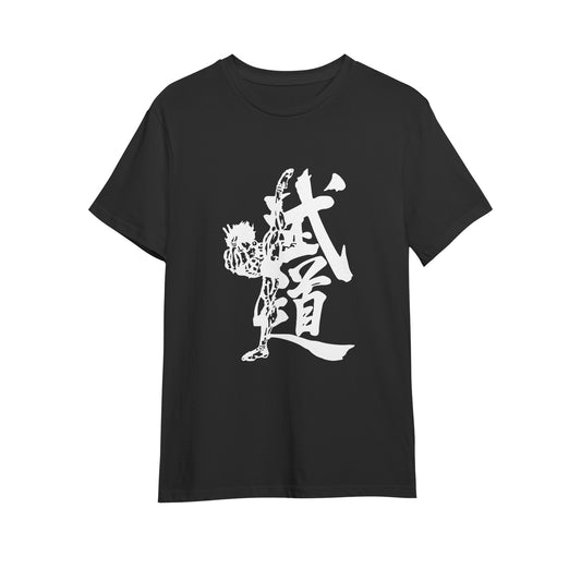 Kenshi Manga - T-shirt Custom - XS/3XL - Noir & Blanc & Bleu & Gris & Rouge